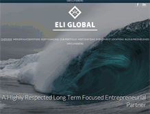 Tablet Screenshot of eliglobal.com